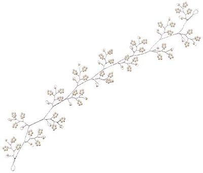 A&A Peigne à cheveux avec fleurs perlées et pinces 0,15 kg