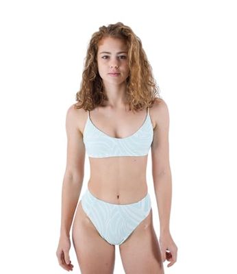 Hurley Bralette Haut de Bikini, Wave Runner Multi, M Femme