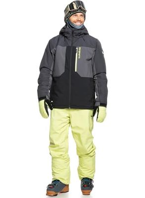 Quiksilver Dawson JK Giacca, Nero, S Uomo