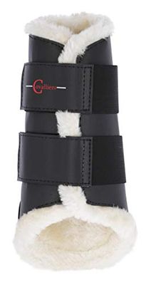 Covalliero Kerbl 3210550 - Ghette da dressage in pile posteriore, nero, L