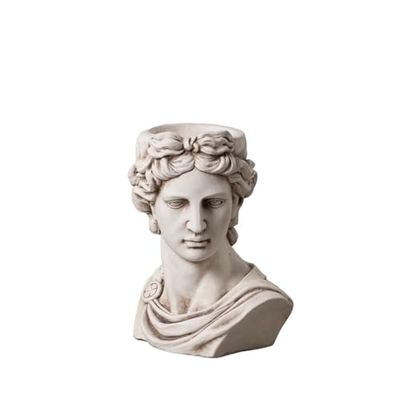 BigBuy Garden Plantenpot Magnesium Godin Grieks 35 x 28,5 x 45 cm
