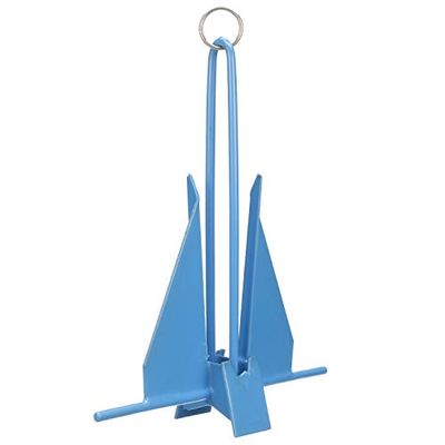 SEACHOICE 41724 - Ancoraggio multiuso rivestito in PVC, 3,6 kg, blu, per barche fino a 24 piedi