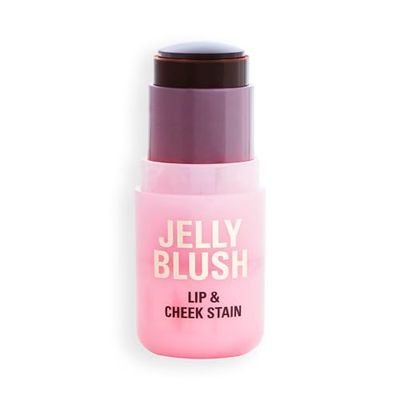 Revolution Beauty, Jelly Blush Stick Lip & Cheek Stain, Long-Lasting & Buildable with Hyaluronic Acid & Aloe, Vegan & Cruelty-Free, Peach Orange