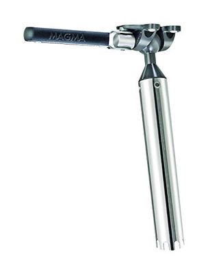 Magma Unisex Rock N Roll LeveLock All-Angle Verstelbare Fish Rod Houder Mount - Zilver