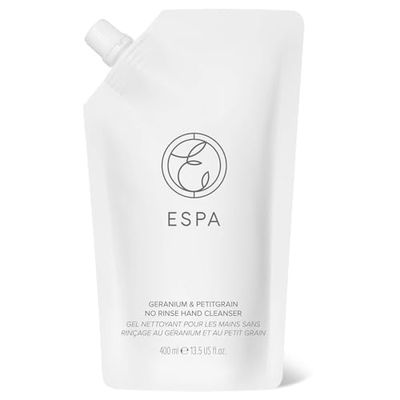 ESPA | Geranium and Petitgrain No Rinse Hand Cleanser | 400ml | Sustainable Refill