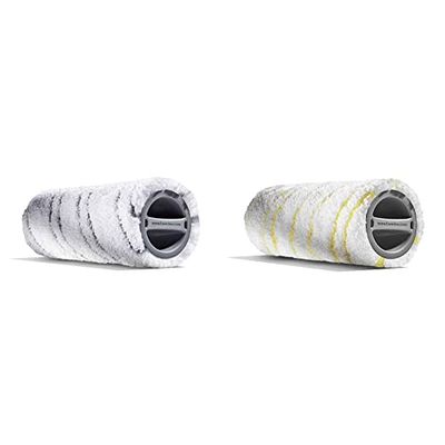 Kärcher 20550070 Multi-Surface Roller Set, Grey, 6.0 cm*30.0 cm*6.0 cm & Multi-Surface Roller Set, Yellow
