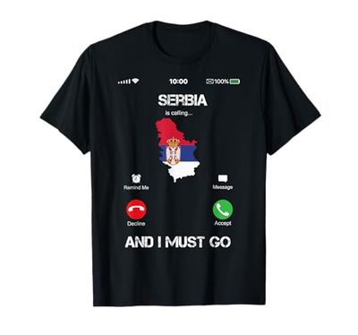 La Serbia sta chiamando e devo andare, regalo divertente Maglietta