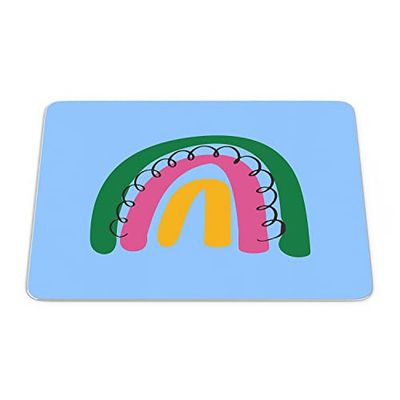 Bonamaison, Rectangle Pop Art Digital Printed Mouse Pad, Non-Slip Base, for Office and Home, Size: 22 x 18 cm