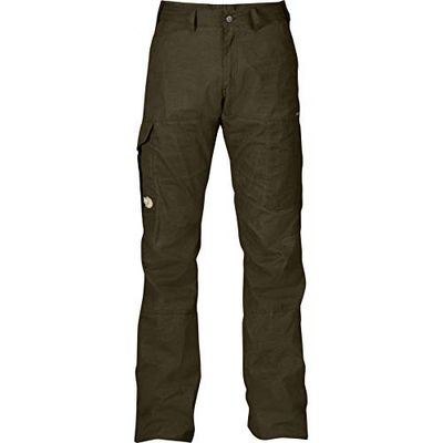 Fjällräven Karl Trousers Pantaloni Camping Uomo, Grigio scuro, Taglia: 46