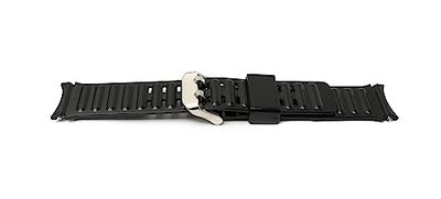 System-S Cinturino 20mm in TPU per Samsung Galaxy Watch 5 4 Smartwatch in nero, Nero, Eine Grösse