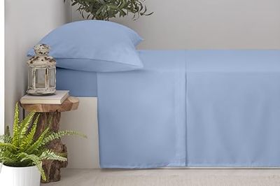 Degrees Home Premium - beddengoedset 200 x 200 cm, 4-delig, laken 200 x 200 cm, hoeslaken 200 x 200 cm, 2 kussenslopen 80 x 50 cm