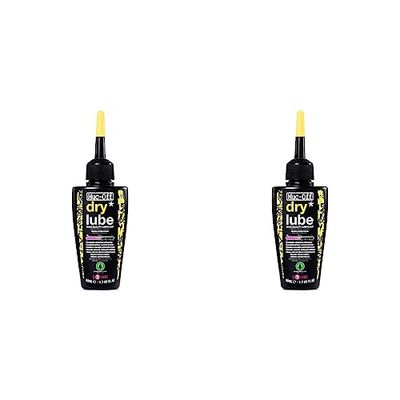 Muc-Off Dry Chain Lube, 50 ml - Lubrificante Catena Bici Biodegradabile, Olio Catena Bici di Tutti i Tipi - Formulato per i Climi Asciutti (Confezione da 2)
