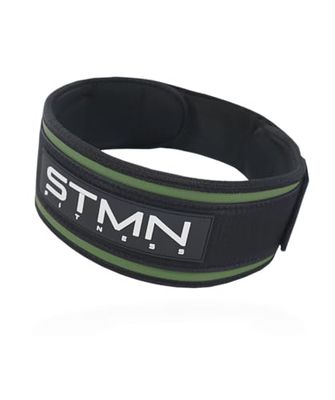STAMINA FITNESS Cintura Powerlifting e Weightlifting per Supporto Lombare, Cinta CrossFit per Workout Dinamici, Cintura Palestra Donna e Uomo, Massima Stabilità e Comfort