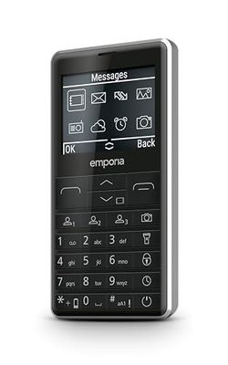 emporia PRIME-LTE, telefon komórkowy dla seniorów 4G, telefon komórkowy z przyciskami bez umowy, wyświetlacz 2,31 cala, czarny