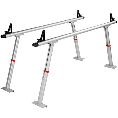 VEVOR Bagagedrager voor vrachtwagen, aluminium, draagvermogen 363 kg, universele dwarsstangen voor auto's, breedte 1803 mm, hoogte 430-750 mm, C-klemmen voor kajak, surfplank