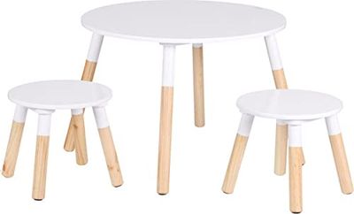 Judy Wild Table, Bois, Blanc, Normal