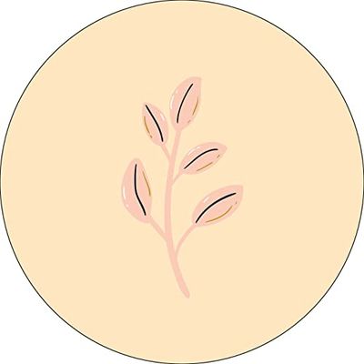 Bonateks, Ronde digitaal bedrukte muismat, antislip onderkant, voor kantoor en thuis, diameter: 22 cm