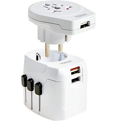 Vimar 0A32303B Universele reisadapter+USB wit