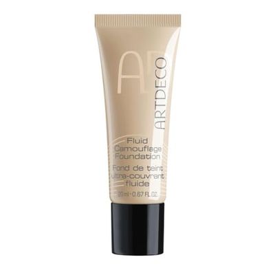 ARTDECO Flytande kamouflage Foundation – starkt täckande smink för jämn hy – 1 x 20 ml