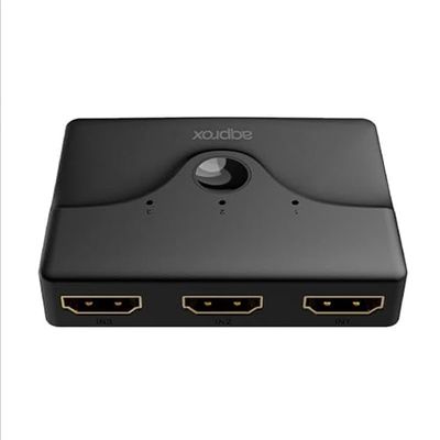 Interruptor HDMI 4K/30Hz, 3 Puertos, Compatible con Dispositivos 4K, Ideal para múltiples Conexiones de Video en Alta definición.