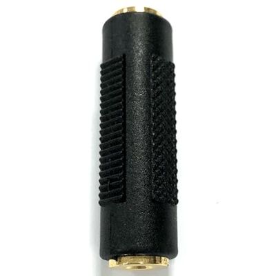 Blendend Connecteur Audio/vidéo de 3,5 Femelle à 3,5 mâle, Noir