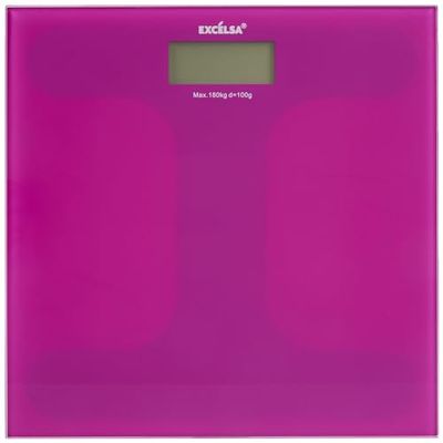 Excelsa Spa Pèse-Personne électrique Violet 30 x 30 cm
