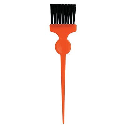 Termix Pinceau coloration Petit Format - Manche Orange - Poils noirs souples - Outil de coiffure