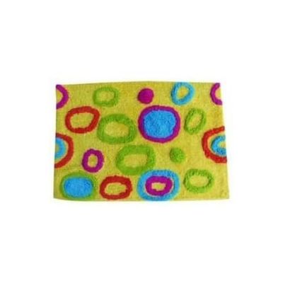 MSV tapijt, katoen, 40 x 60 cm, rond, geel
