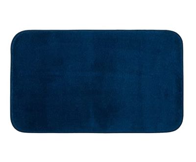 Gözze - Tappetino da Bagno Antiscivolo Premium, RIO, 100% Microfibra, 100% Microfibra, 60 x 100 cm - Blu Scuro