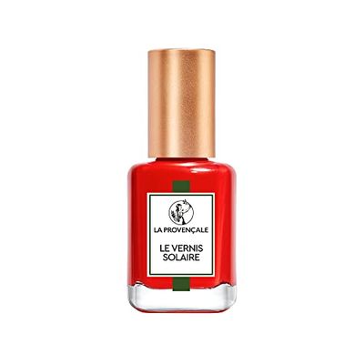 La Provencal Makeup - sollack - långvarigt nagellack - berikad med ekologisk olivolja AOP Provence - lackerad glans finish - nyans: Ramatuell röd (404)