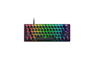 Razer Huntsman V3 Pro Mini - 60% Analog, E-Sports Optical Keyboard (Digital Multifunction Steering Wheel and Dedicated Control Buttons, Two-Layer Textured PBT Keys) SE Layout | Black