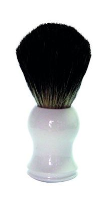 Golddachs Blaireau de rasage, blaireau 100%, blanc Poignée en plastique, 1 pièce