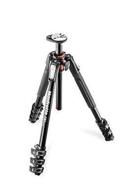 Manfrotto MT190XPRO4 - tripé completo de 4 secções de alumínio, apenas pernas, preto