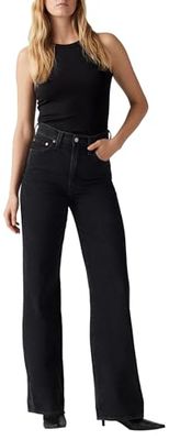 Levi's dames Ribcage Wide Leg H223 Jeans, rosie posie, 28W / 32L
