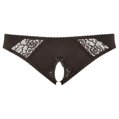 Cottelli Collection Crotch Less Panties, Large