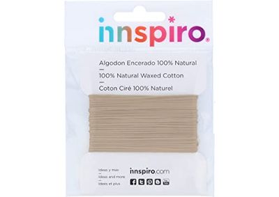 Cordon Coton ciré Fin Sable 3,0 mm 2,5 m.