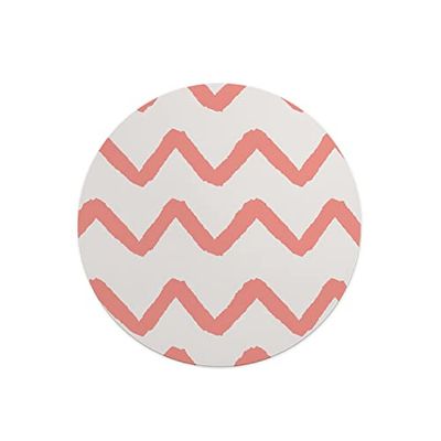 Questo Casa, Ronde digitaal bedrukte muismat, antislip onderkant, voor kantoor en thuis, diameter: 22 cm