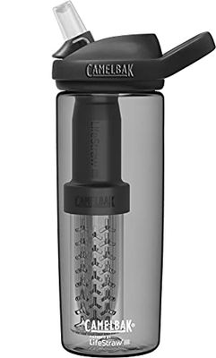 CAMELBAK Eddy 20 oz, gefilterd door lifestraw, houtskool