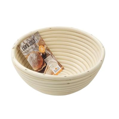 RBV Birkmann 208964 Banneton Rond Petit Modèle Rotin Beige 18 x 18 x 8 cm
