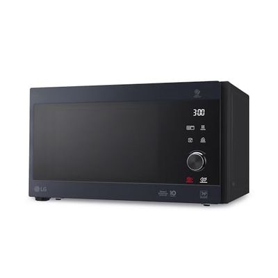 LG MH6565CPW Microonde con Grill e Display Digitale, 25 Litri 1000 W, Microonde LG con Funzione Smart Inverter e EasyClean, Cucina Più Veloce, Mantiene Sapore e Nutrienti, Colore Nero