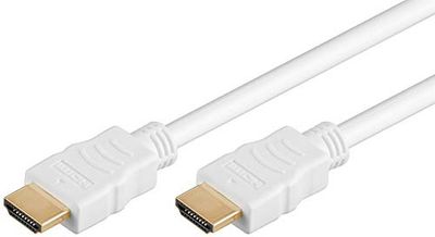goobay 61017 High-Speed HDMI-kabel met ethernet, 4K Ultra HD en ARC/voor monitoren, PS5 en Xbox, 0,5 m