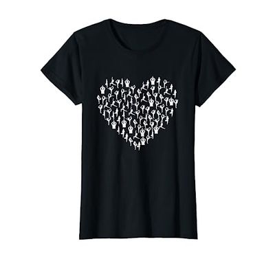 Un cuore per namaste meditazione yoga design Maglietta