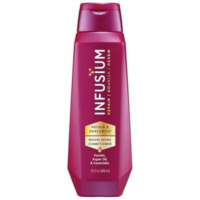 Infusium Moisturize and Replenish Conditioner - Hair Conditioner for Dry Hair - With Avocado and Olive Oils - Conditioner for Women - 13.5 oz