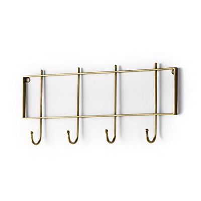PERCHERO 60X6X25 METAL DORADO