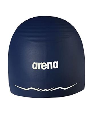 Arena silikon racing badmössa män och kvinnor Aquaforce våg hydrodynamisk prestanda konkurrenskraftig intensiv simning, marinblå, medium