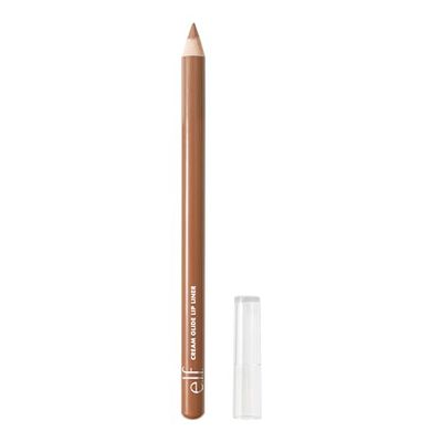 e.l.f. Cream Glide Lip Liner, konturowanie i modelowanie ust, wysoko pigmentowany pisak, półmatowe wykończenie, wegańskie i nietestowane na zwierzętach, Baddest Beige