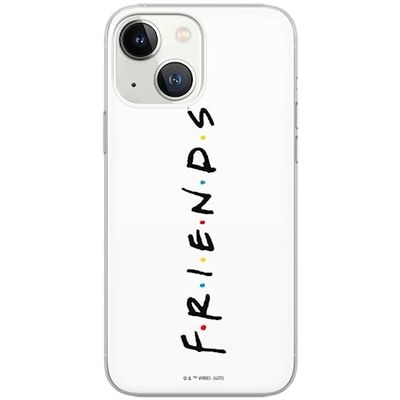 ERT GROUP mobiltelefonfodral för Iphone 13 MINI originalt och officiellt licensierat Friends mönster Friends 003 Vit optimalt anpassad till formen på mobiltelefonen, fodral tillverkad av TPU-plast