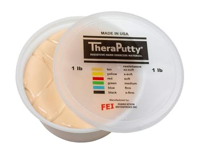 CanDo TheraPutty Antimicrobial - Therapeutic modelling clay - 1 lb - beige (very very light)