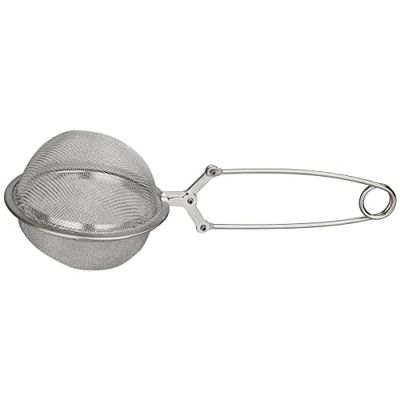 Fackelmann Tea Infuser of Stainless Steel, Silver, 3 x 7.5-Inch