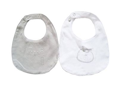 MI CASA Set 2 Bib Recycled Grey